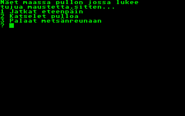 Pöljän Taistelu atari screenshot